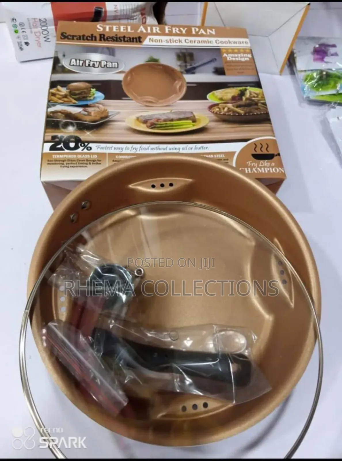 Steel Non-Stick Air Fry Pan