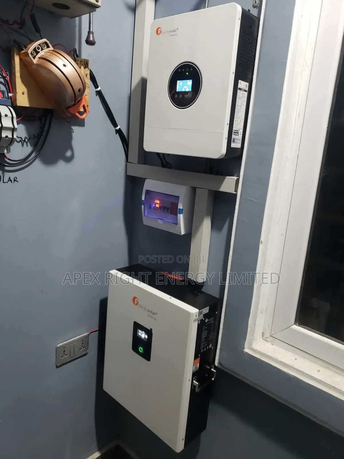 6kva Felicity Hybrid Setup/ 5kwh Lithium/ 12pcs-300w Panels