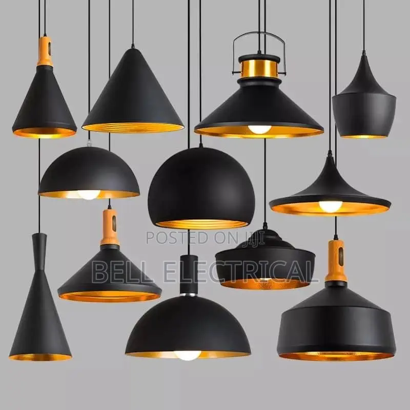 Industrial Pendant Light Led Chandelier Black Hanging