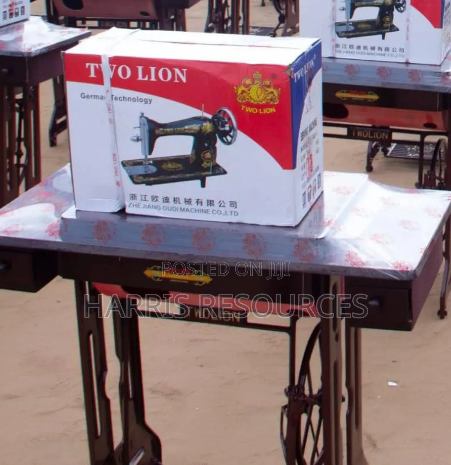Two Lion Sewing Machine With Motor-Automatic/Manual