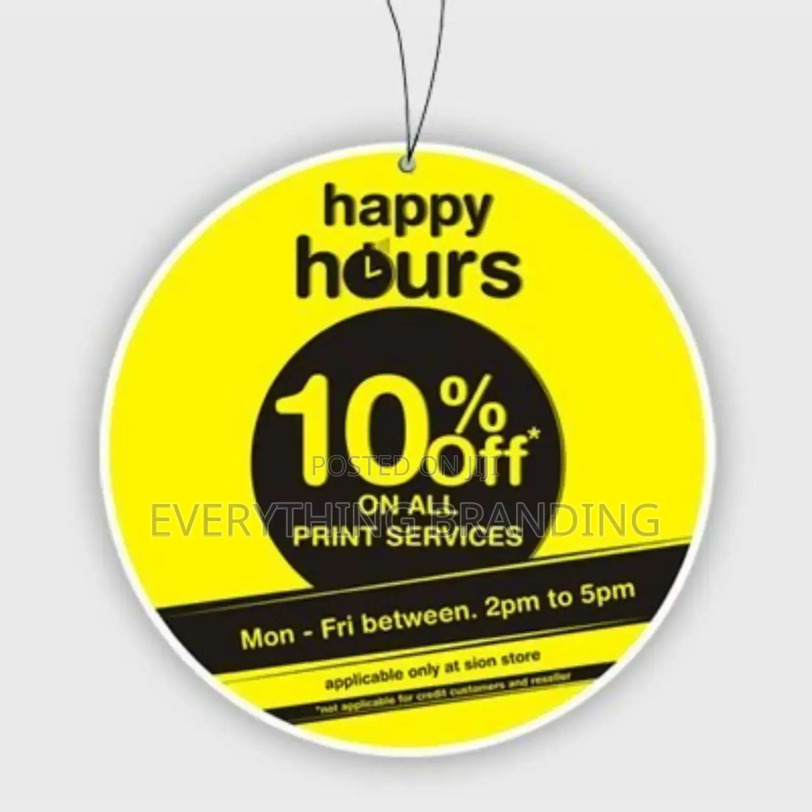 Customized Dangler for Promotions Sales. #0#