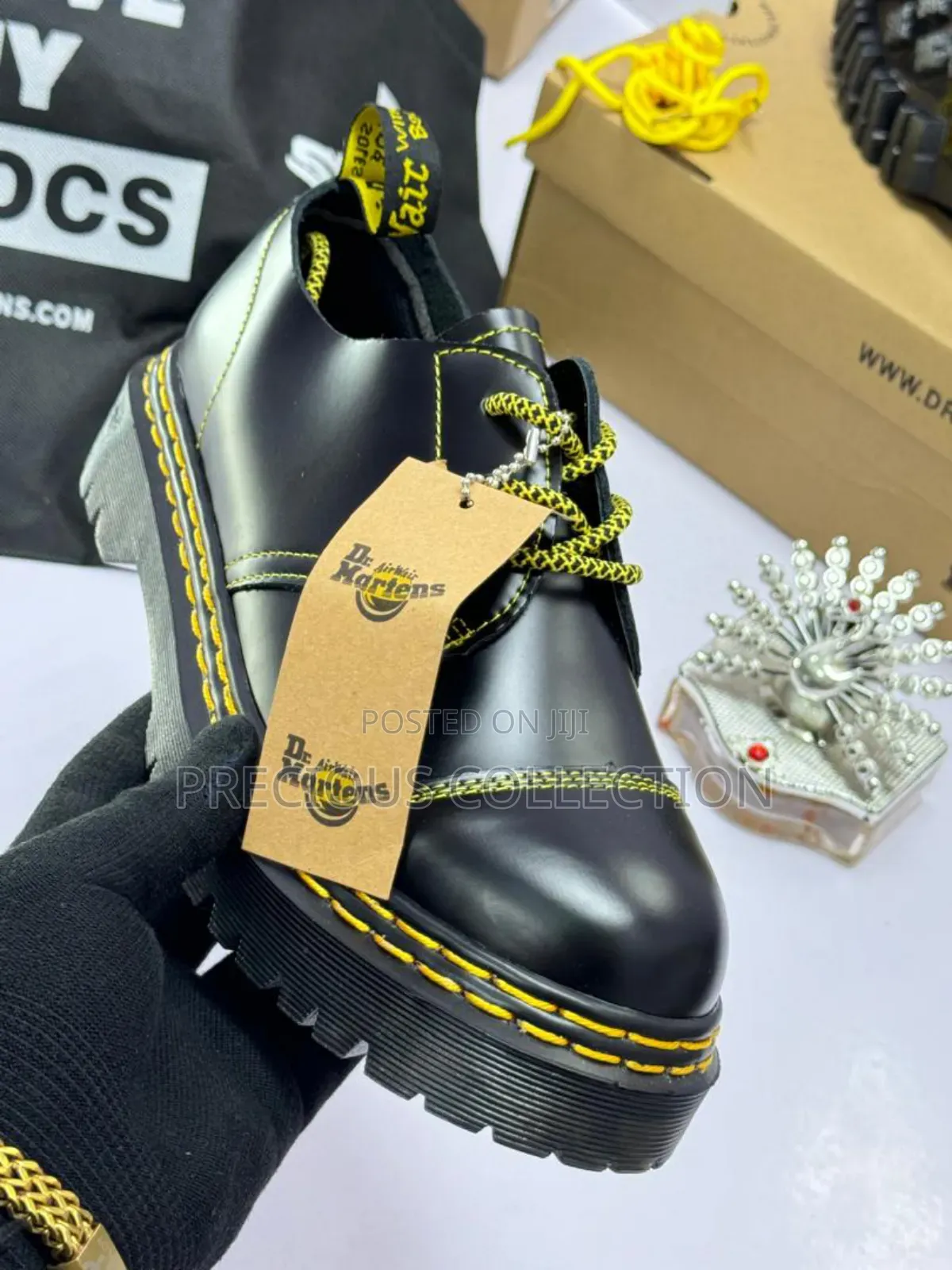 Dr Martens Vintage Leather Lace Up Shoes