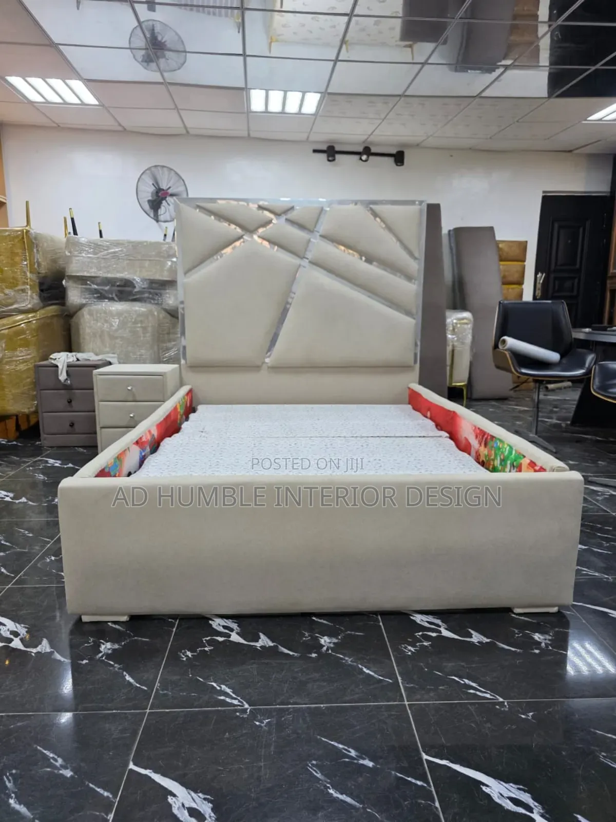 Twin Size Padded Bedframe.