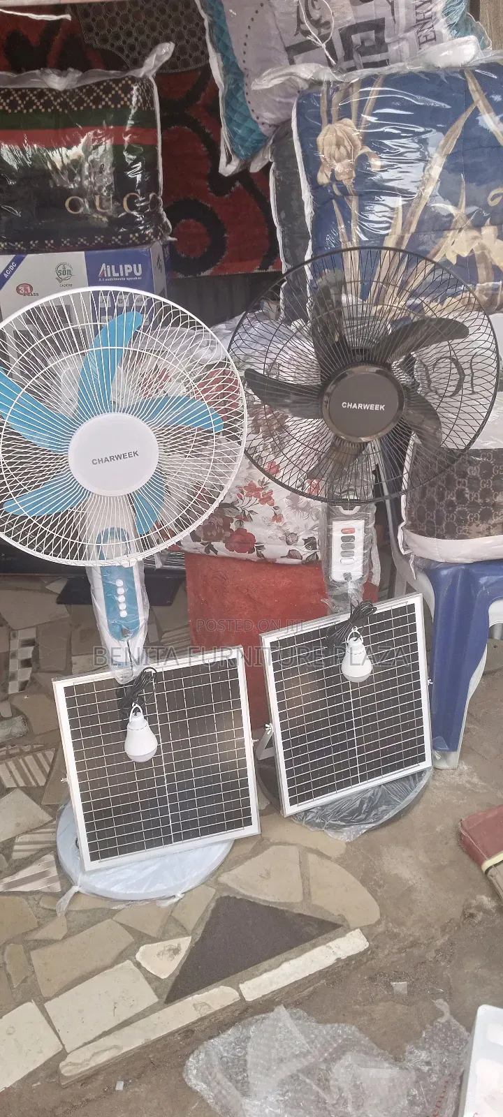Chairweek Solar Fan