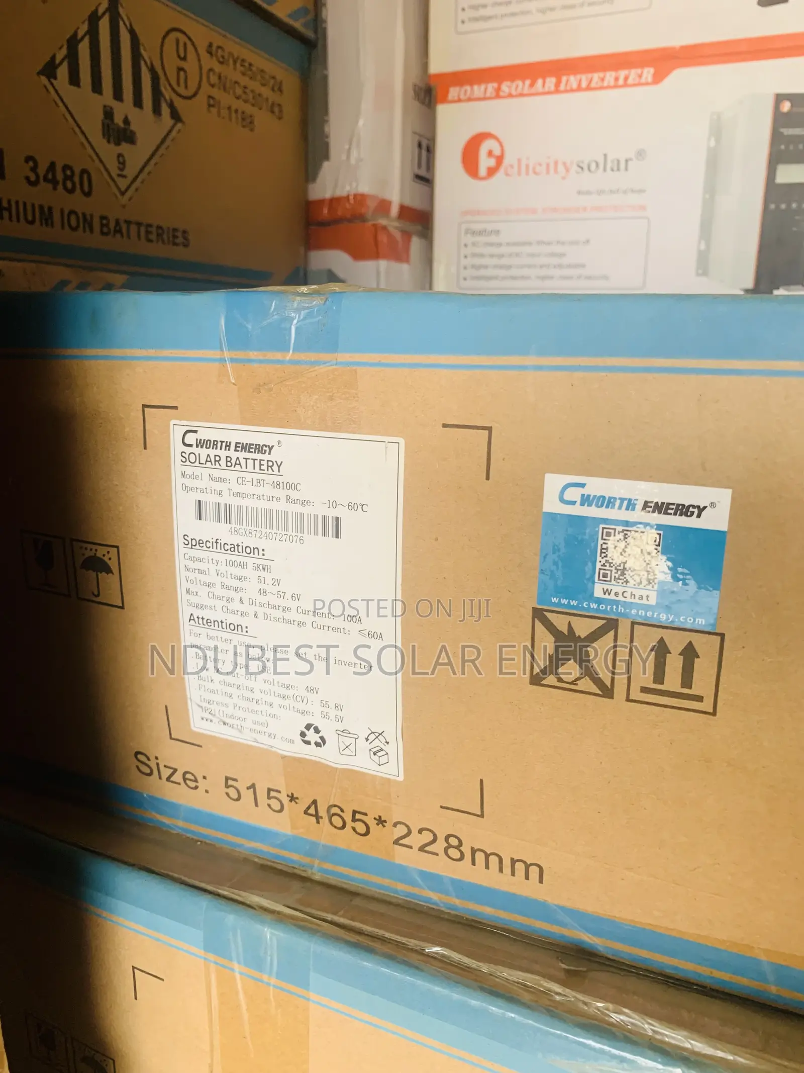5kwh 51.2v Cworth Lithium Ion Batteries