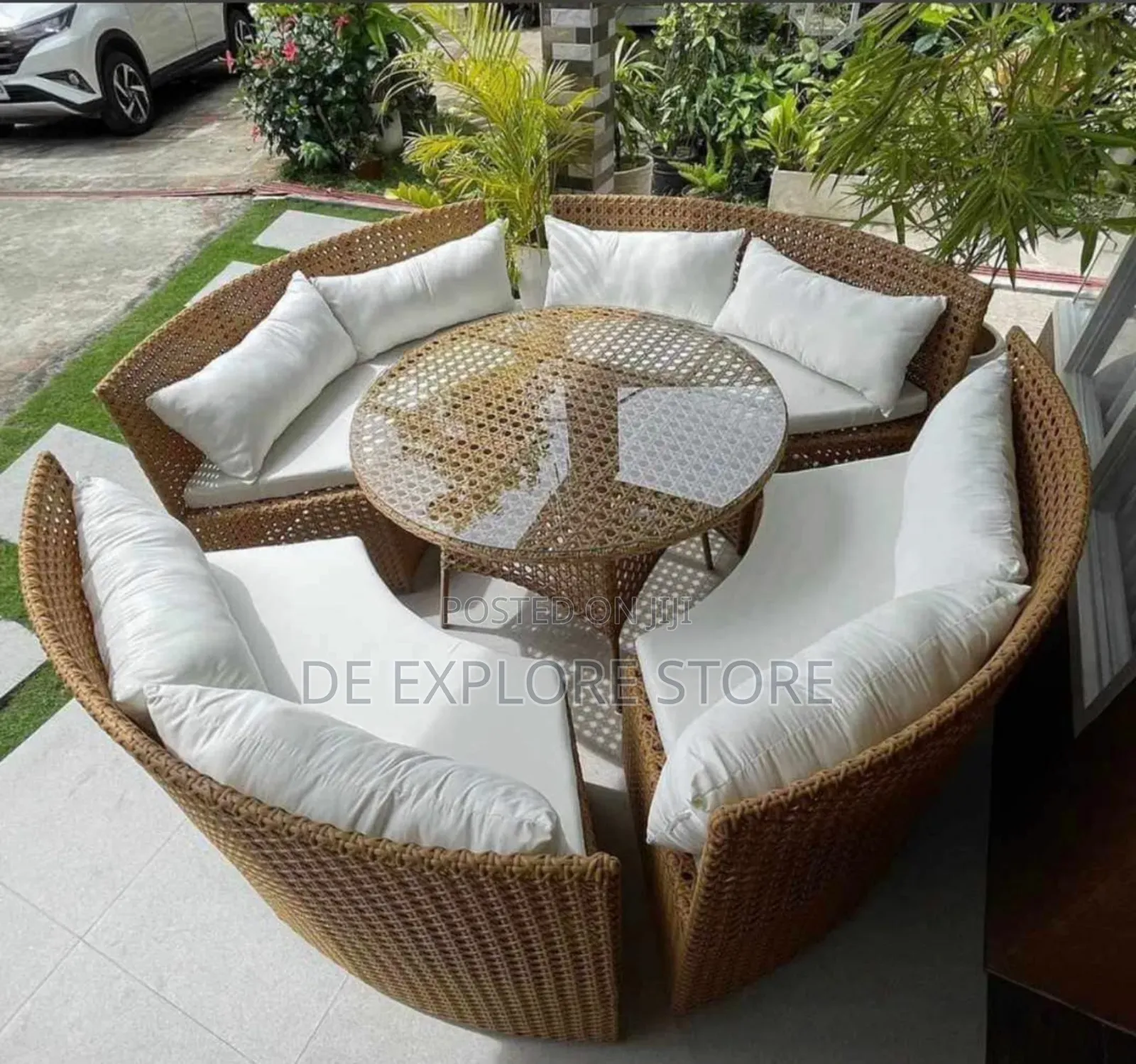 Circle Outdoor Set With Cushion