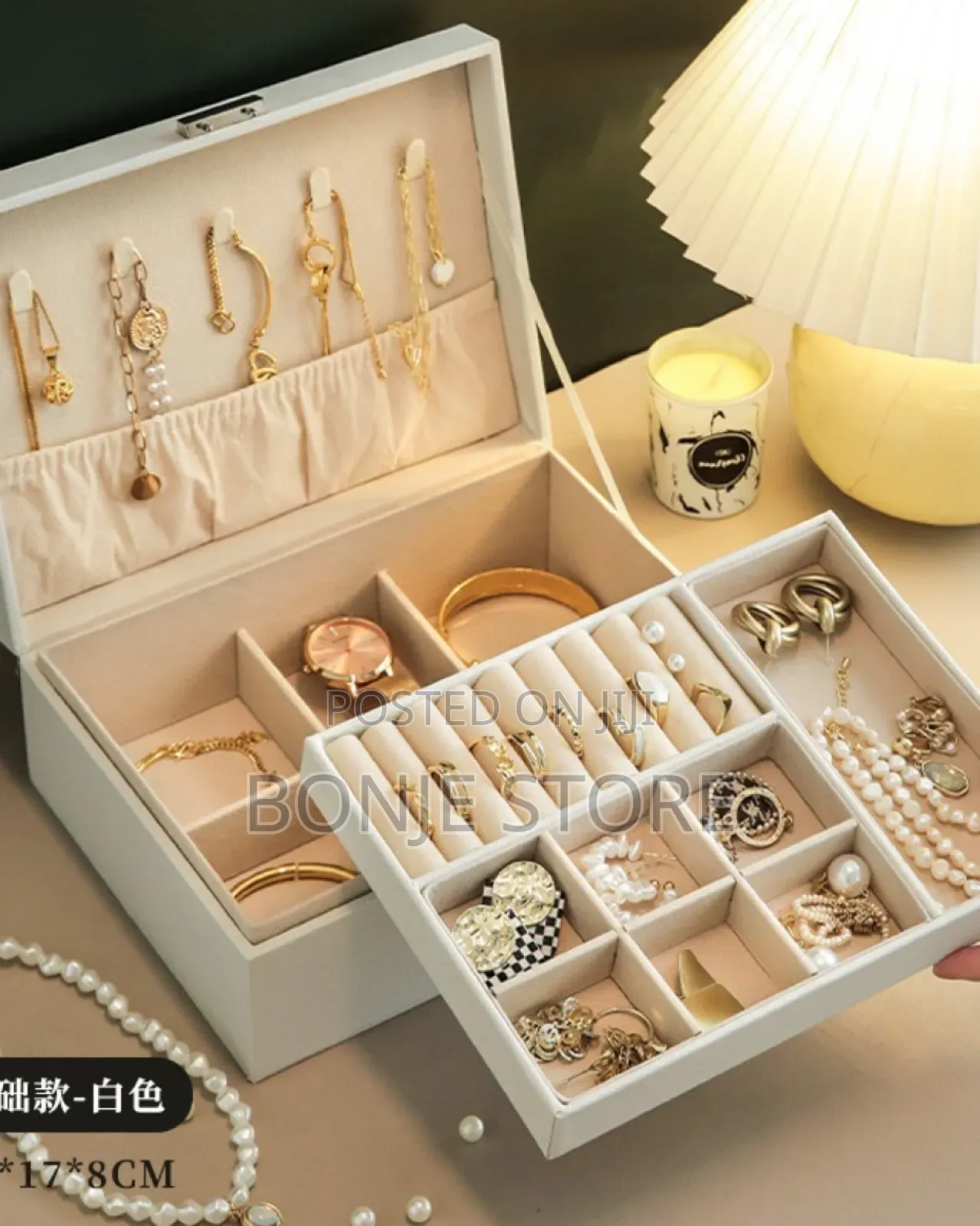 Big Size Jewelry Box With Lock