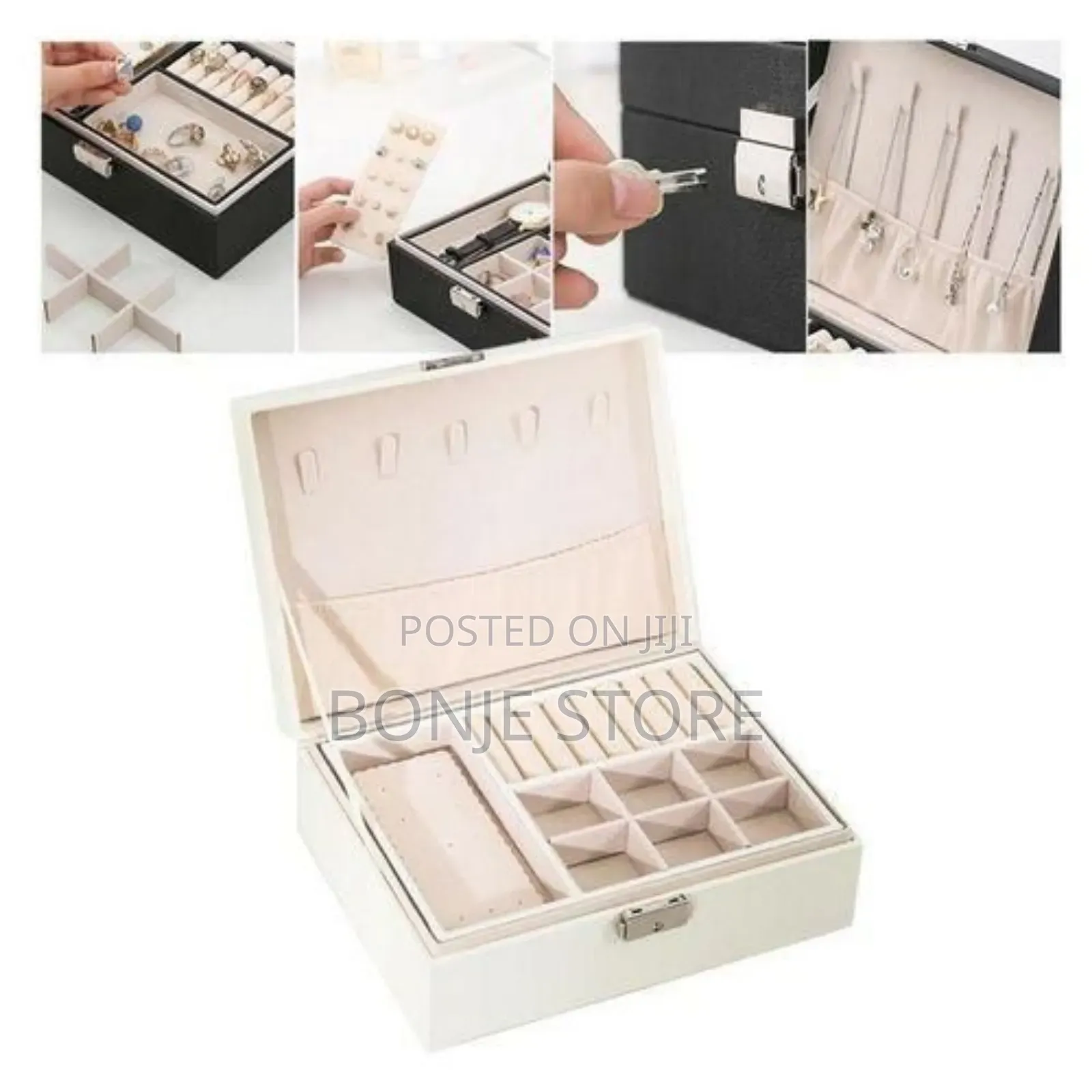 Big Size Jewelry Box With Lock