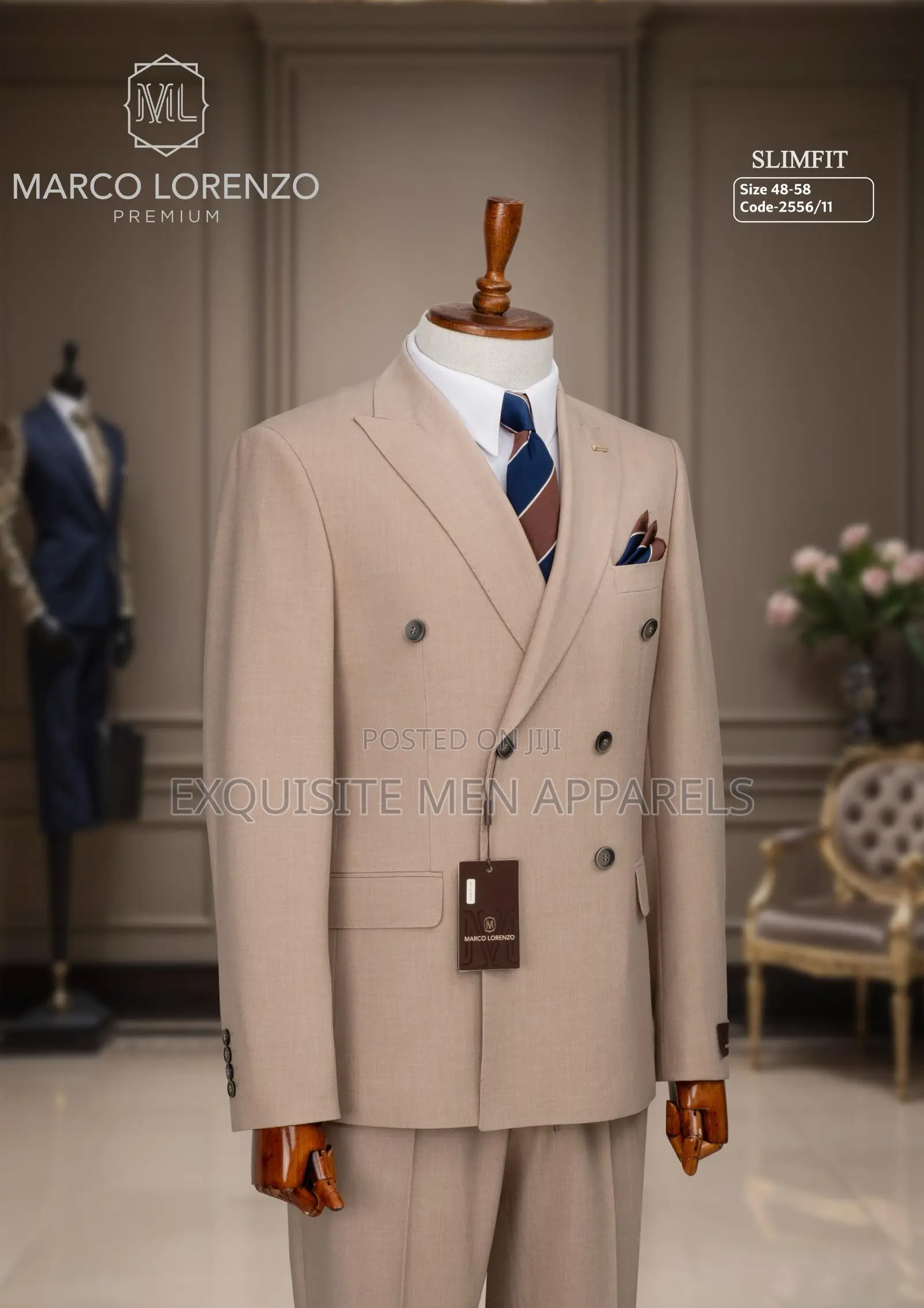 High Quality Classic Double Breasted Turkish Men’S Suit
