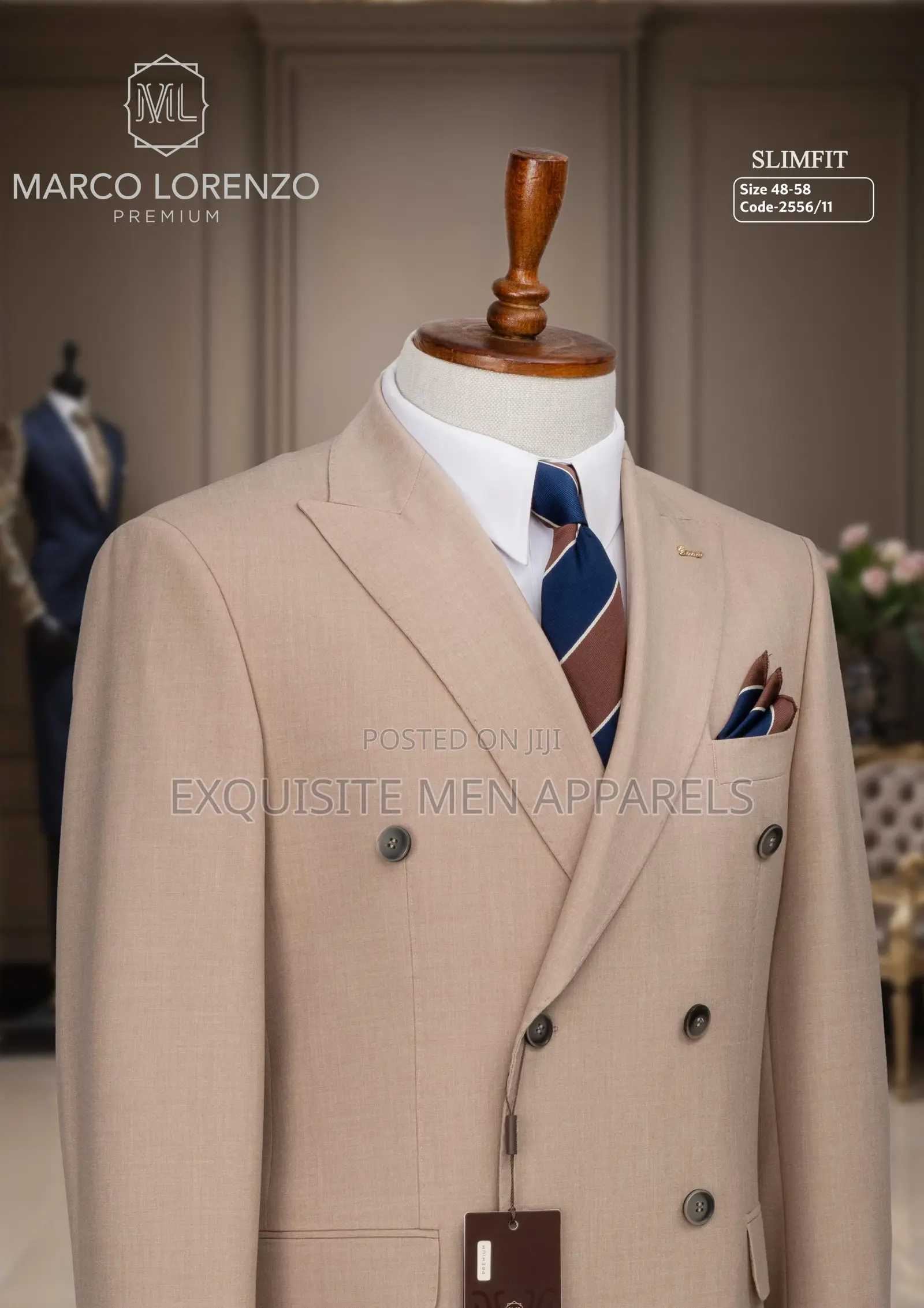 High Quality Classic Double Breasted Turkish Men’S Suit