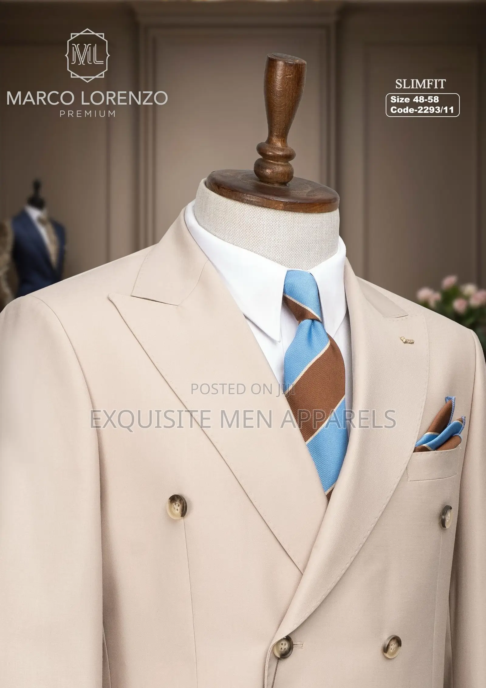 High Quality Classic Double Breasted Turkish Men’S Suit