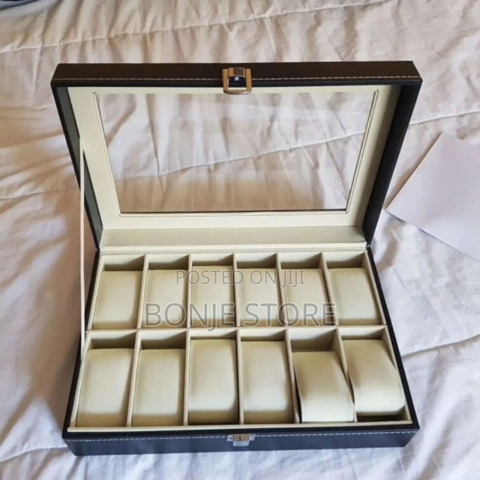 12 Slots Stylish Wrist Watch Storage Box