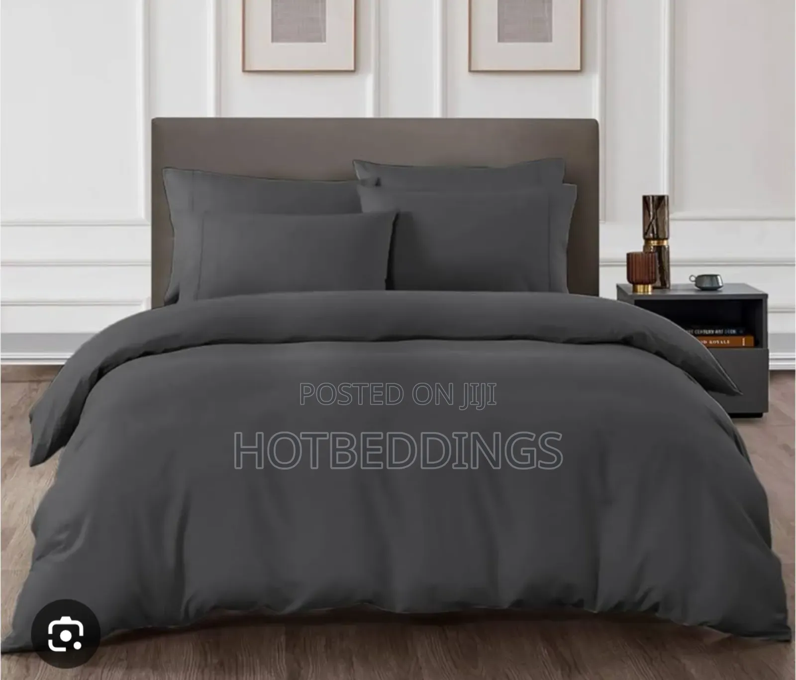 Quality Grey Duvet, Bedsheet and 4 Pillow Cases