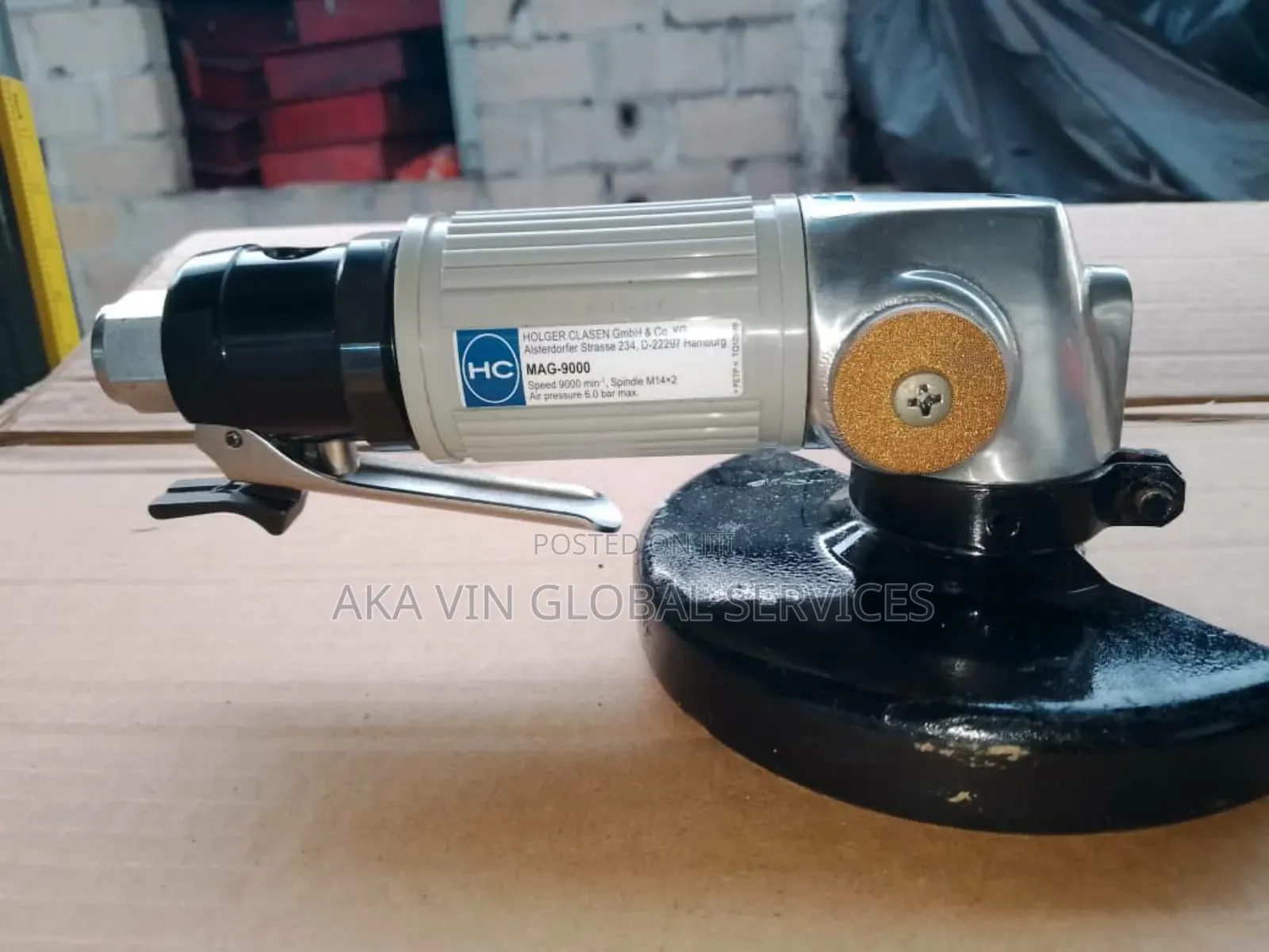 4-1/2" Air Angle Grinder