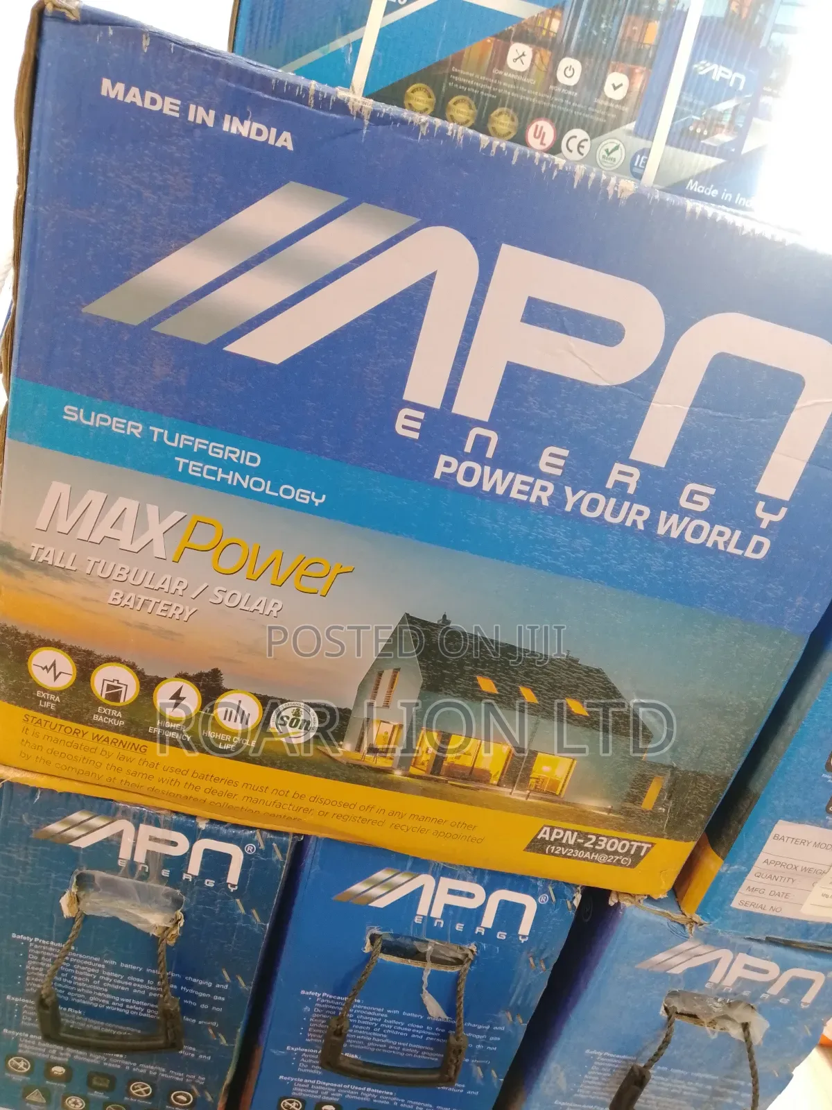 Apn 230ah Tubular Battery