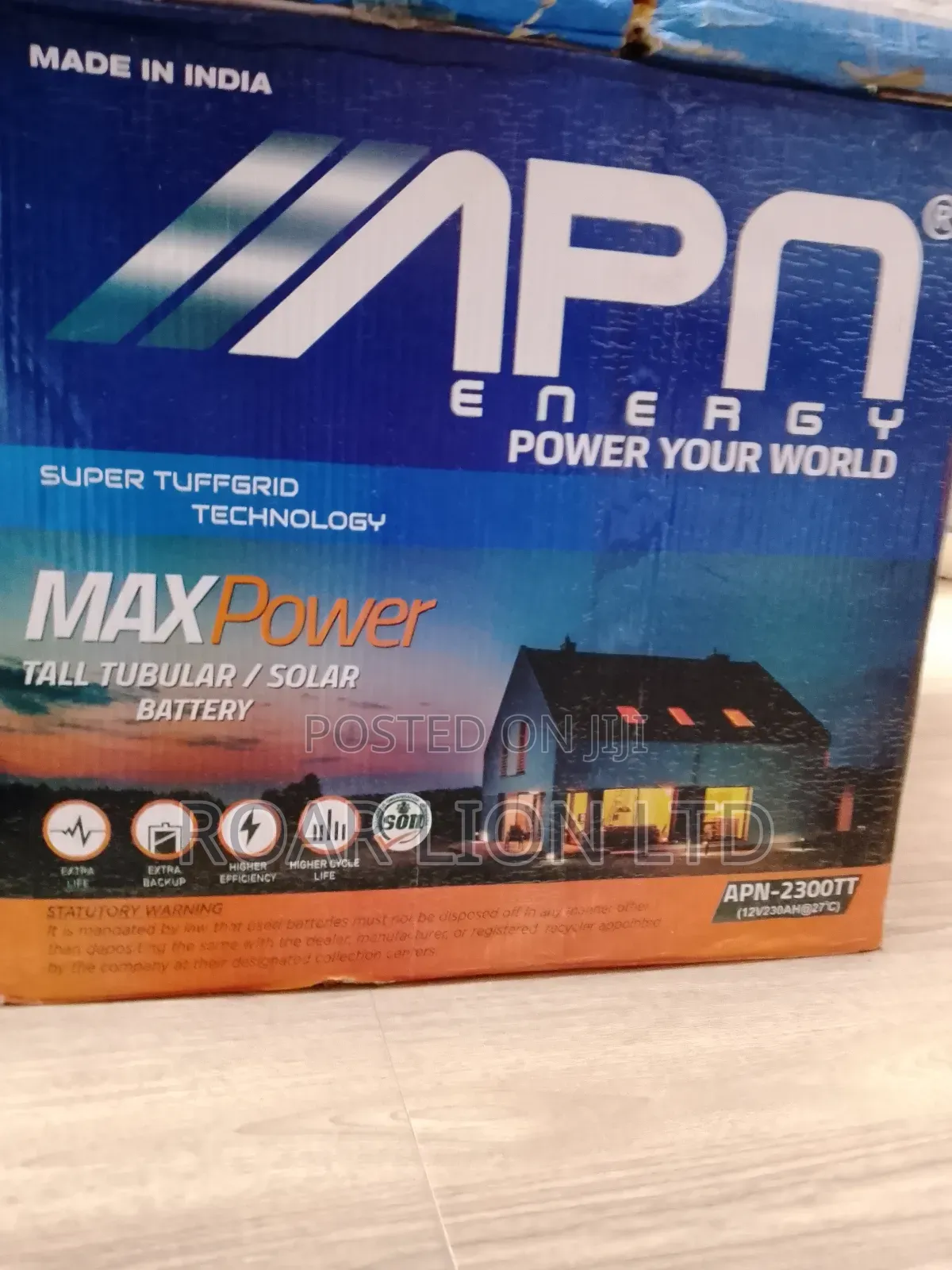 Apn 230ah Tubular Battery
