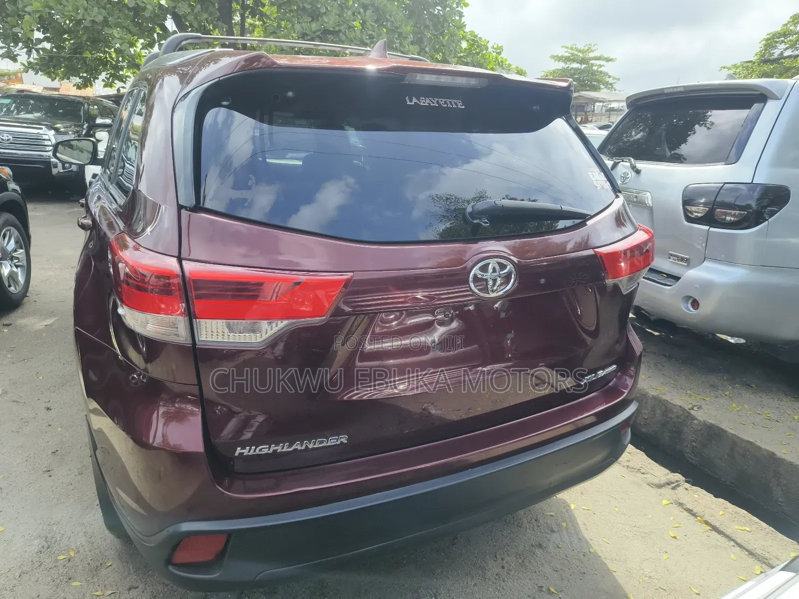 Toyota Highlander XLE V6 4x4 (3.5L 6cyl 6A) 2016 Red