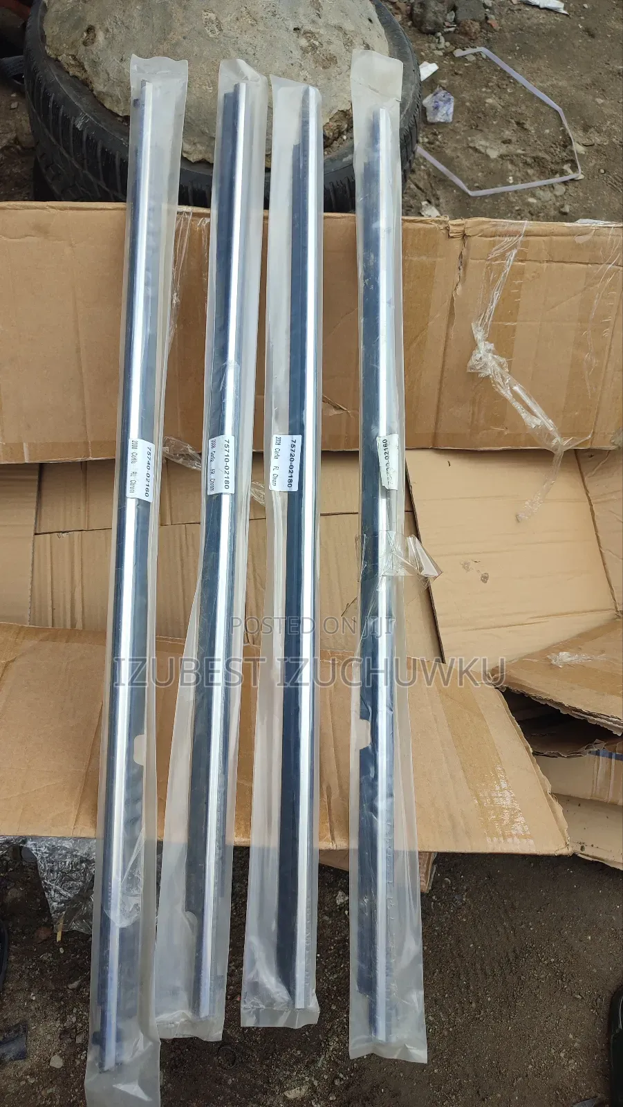 Top Door Chrome Corolla 08 Shining