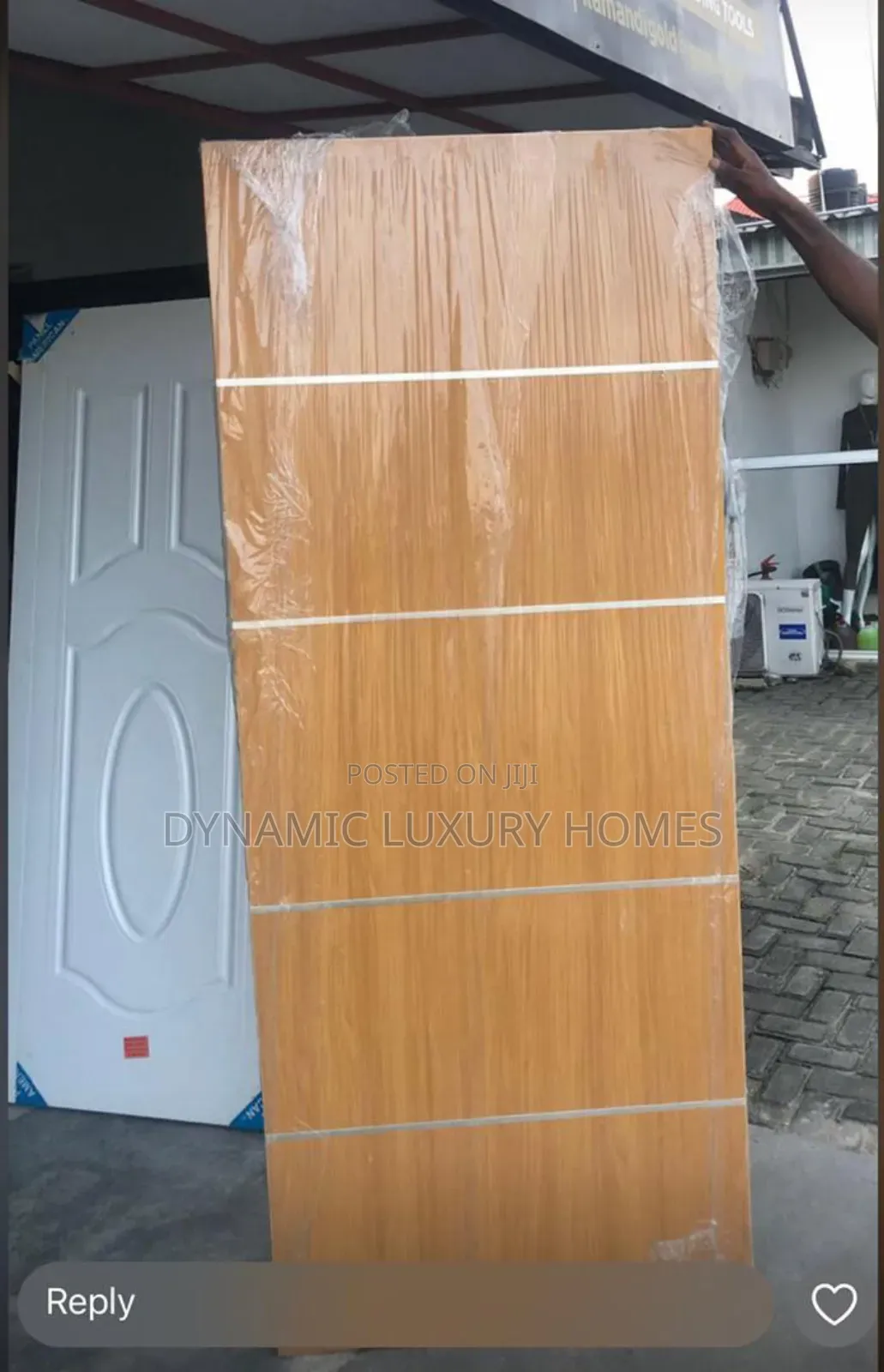 Quality HDF Wooden Turkey Door With Complete Accessories