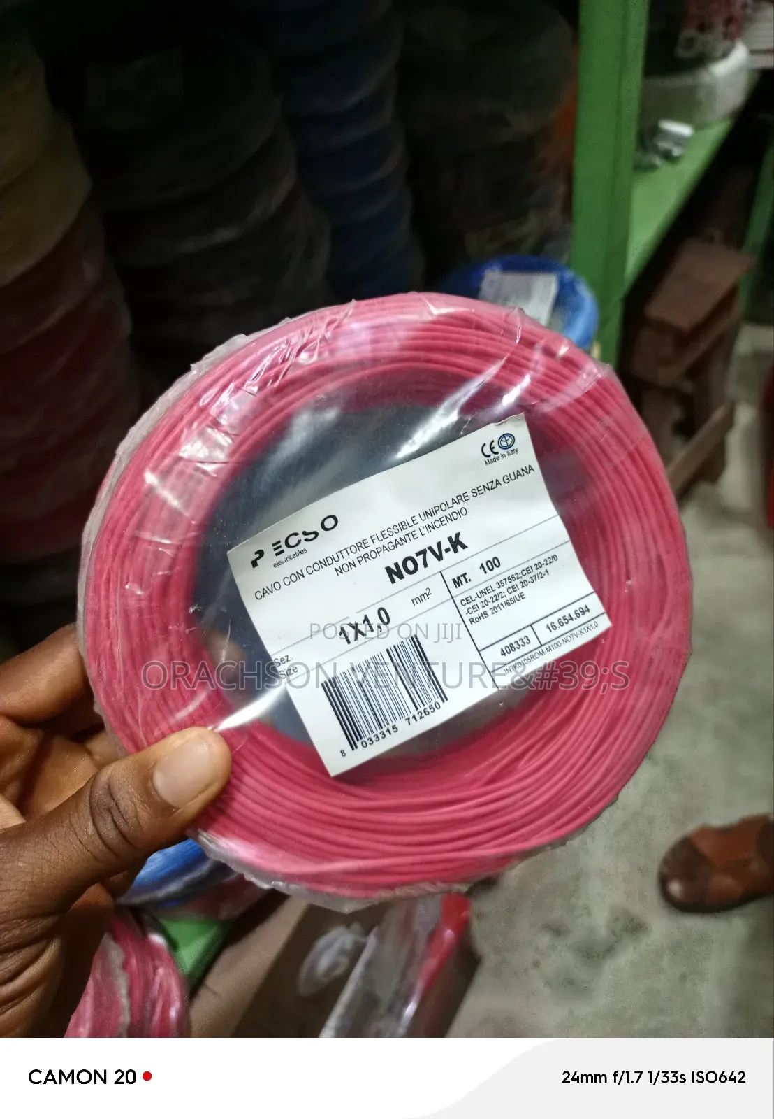 1corex1mm2 Flexible Wires Pure Copper