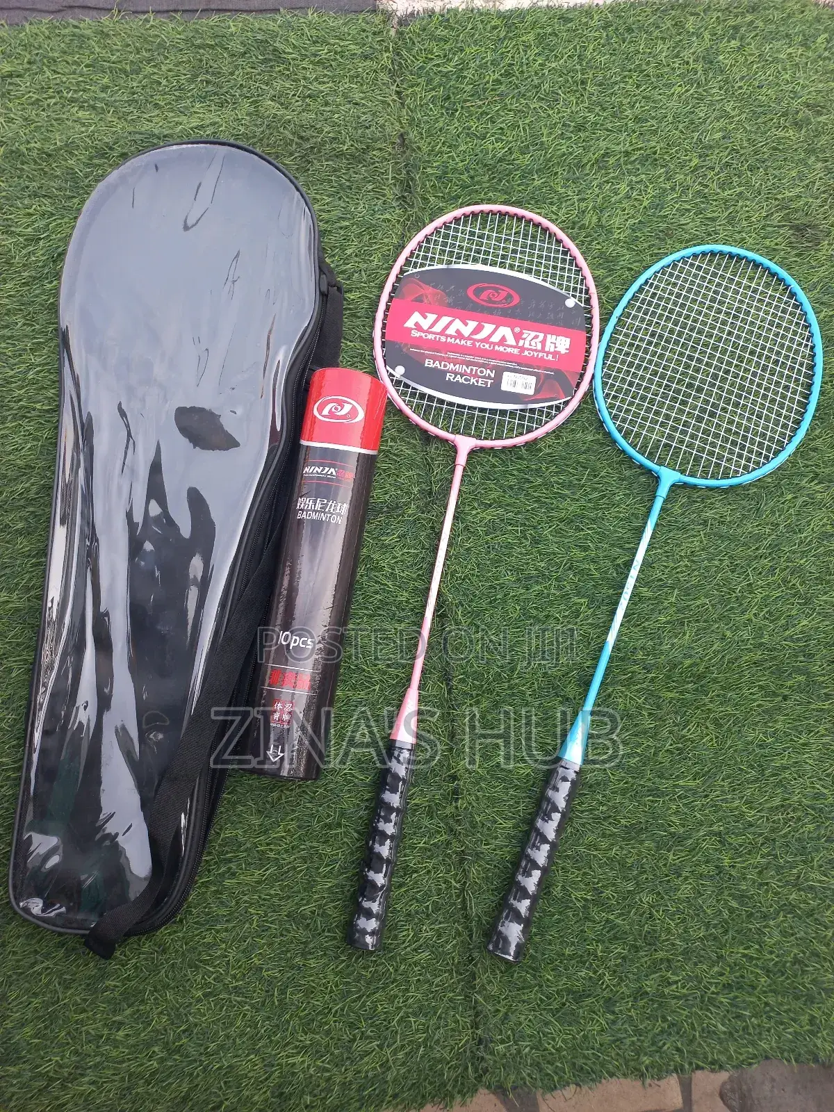 Pair Badminton Racket With Shuttle