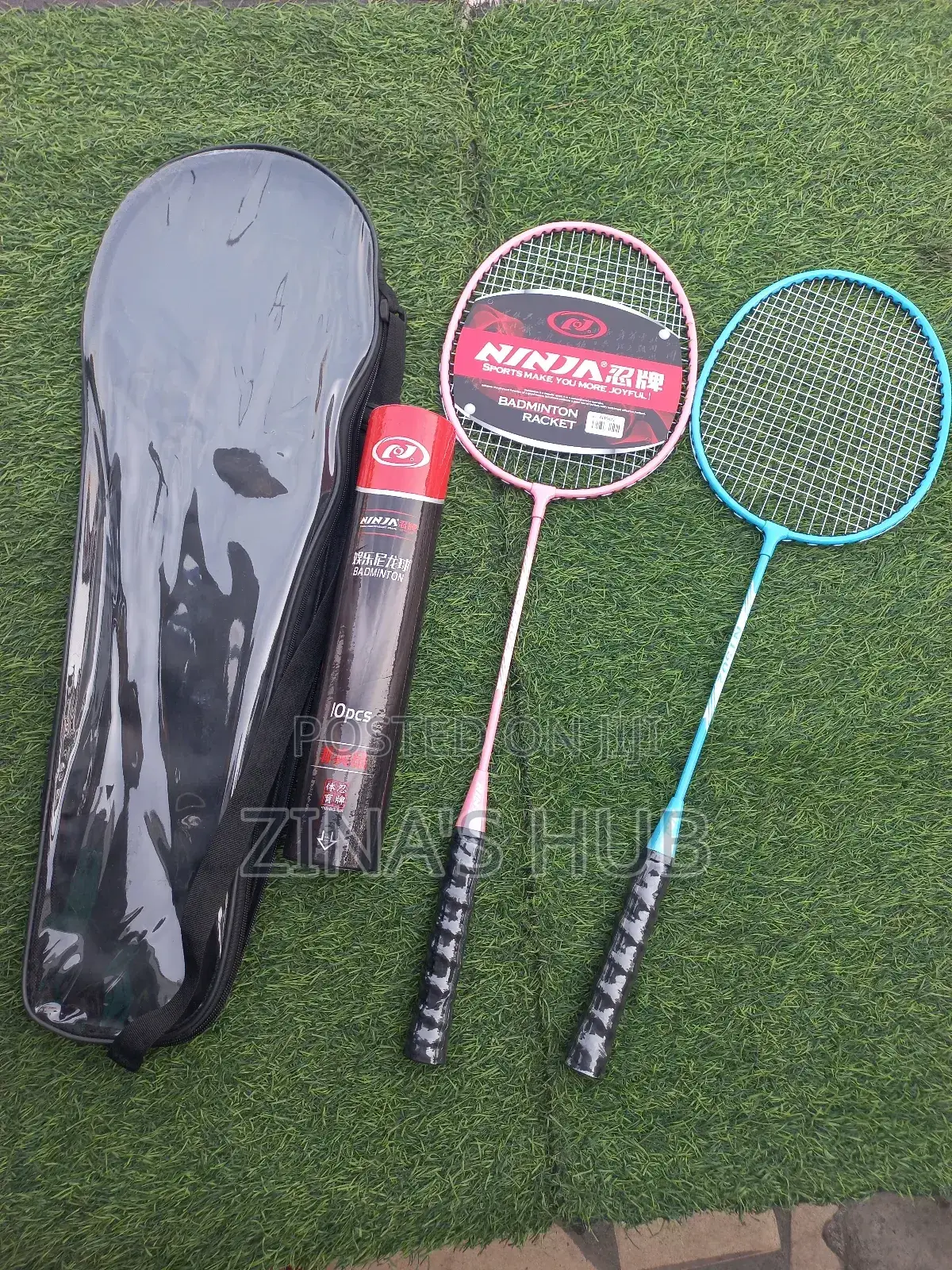 Pair Badminton Racket With Shuttle