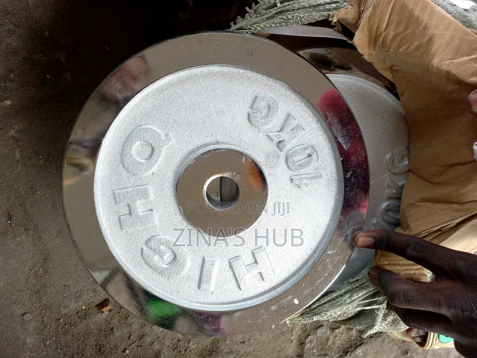 Pair of 10kg Chrome Plate( Other KGS Available Too)