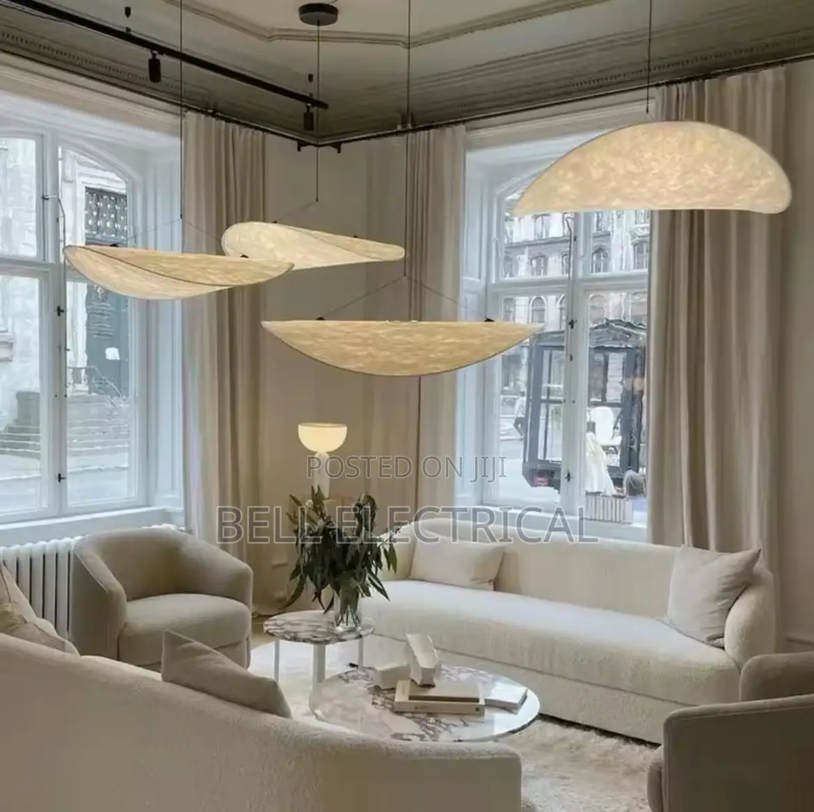 Nordic Silk Pendant Lamp Home Decor Chandeliers