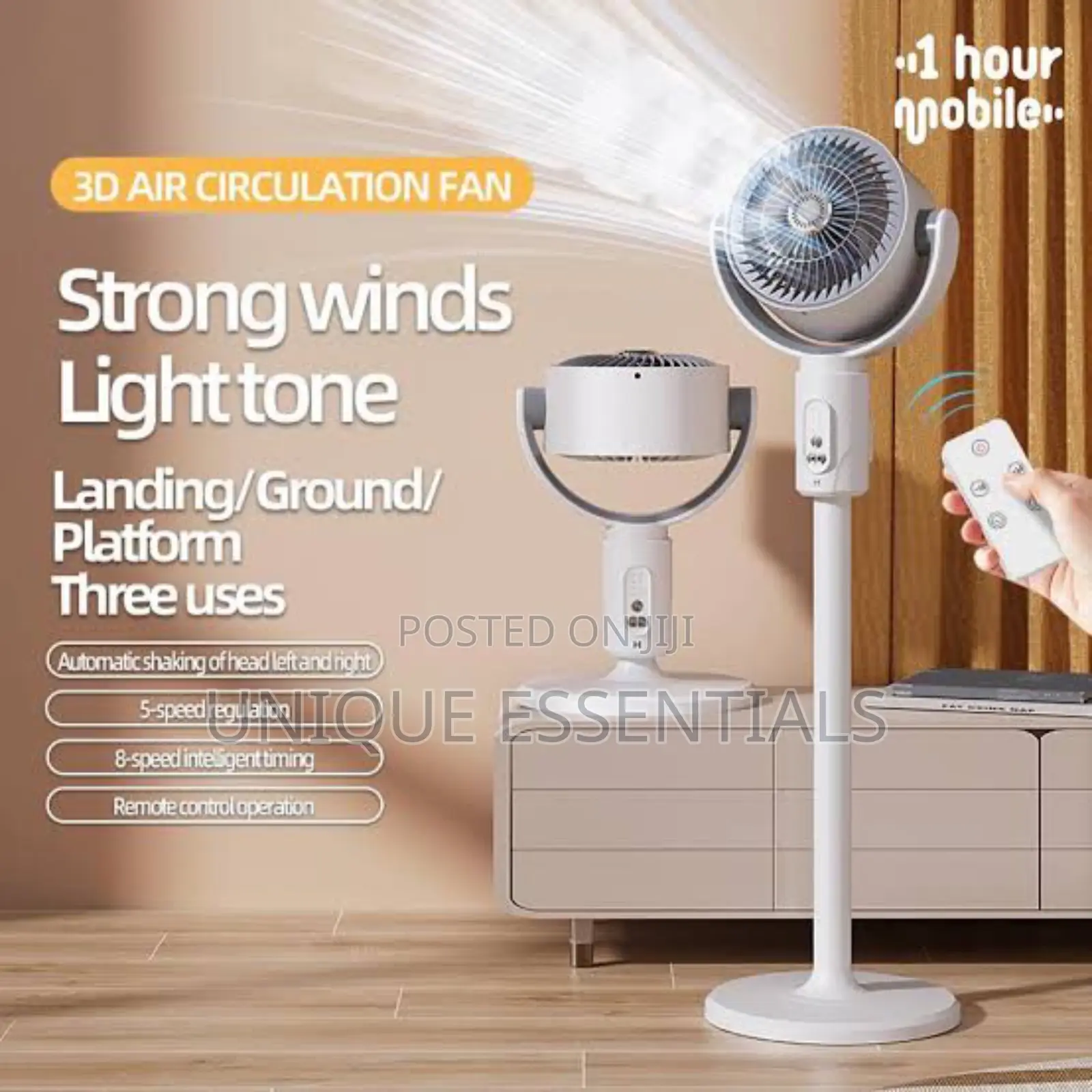 F1 Fan Circulation Fan With Dehumidifier