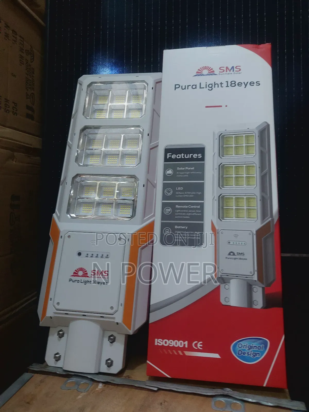 SMS Solar Street Light 500w 18eyes Pure Original