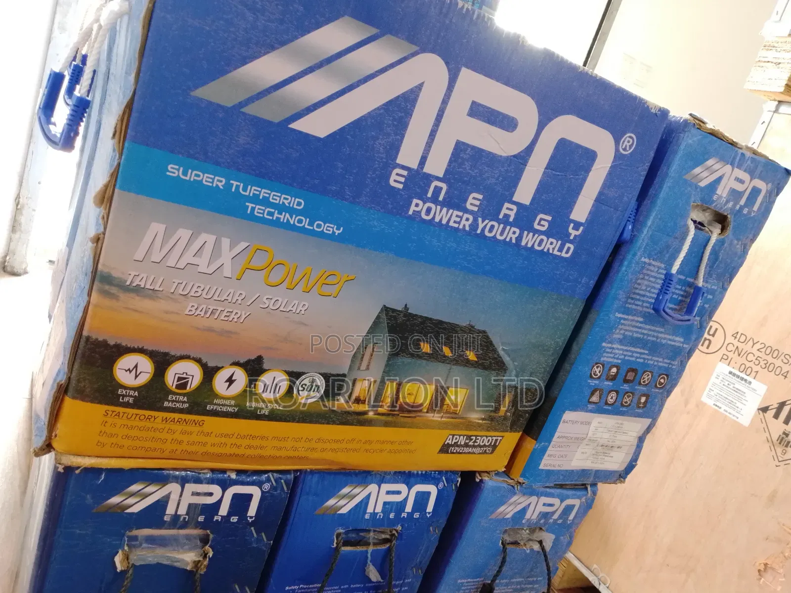 Apn 230ah Tubular Battery