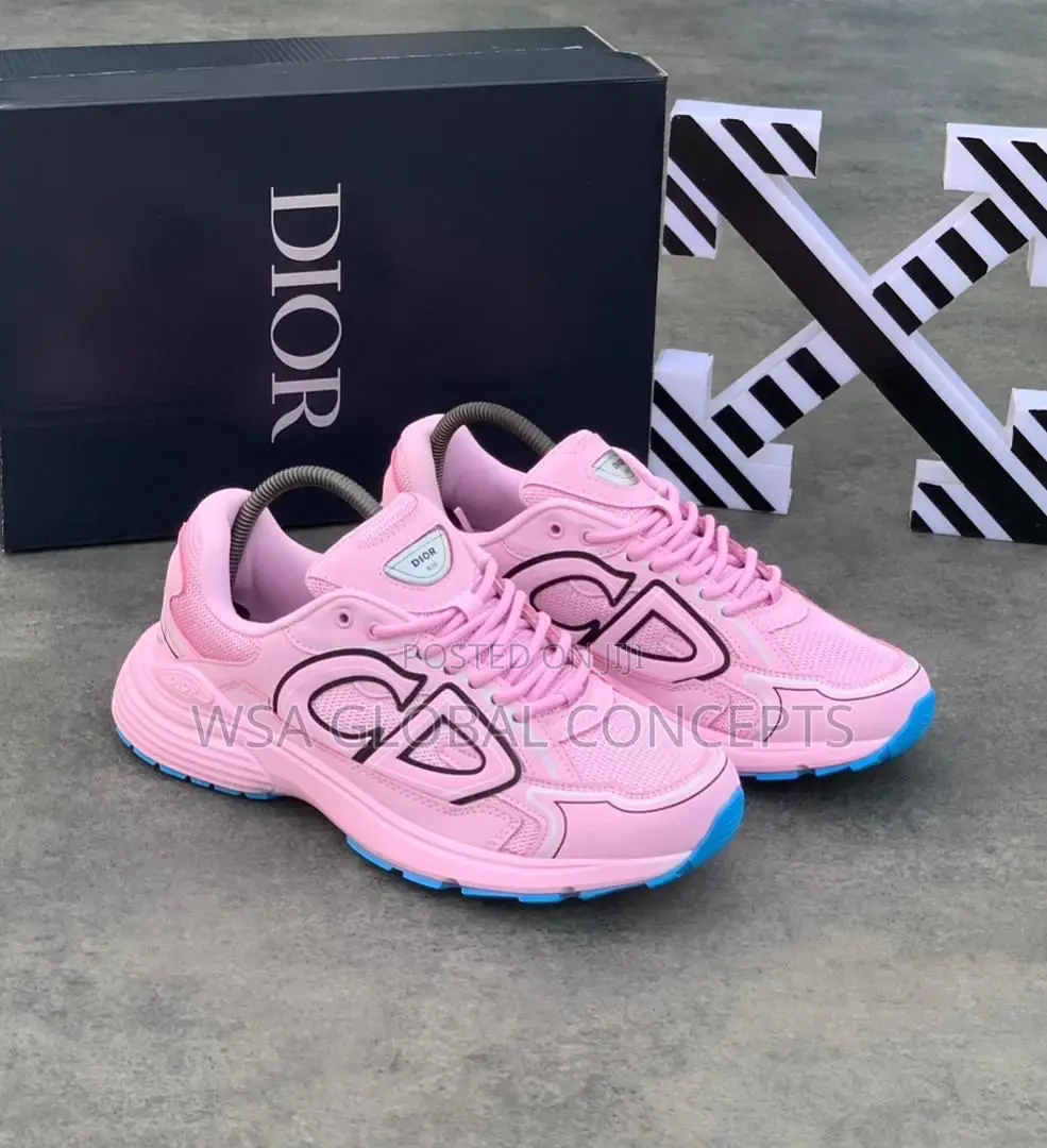Christain Dior B30 Pink Blue Sole Sneakers