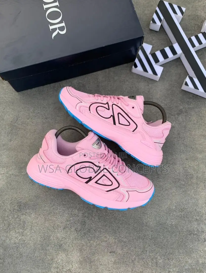 Christain Dior B30 Pink Blue Sole Sneakers