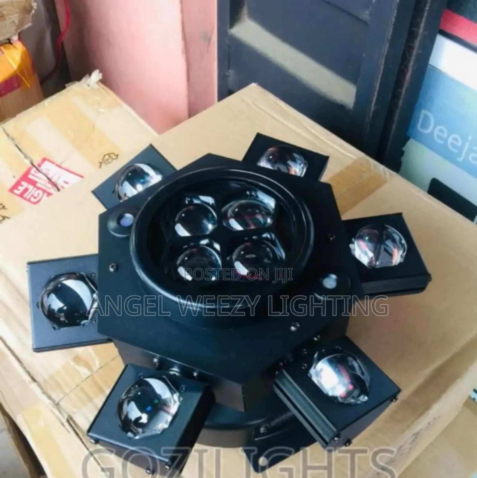 Led Moving Headlight 6 Eyes With Multiple Colors