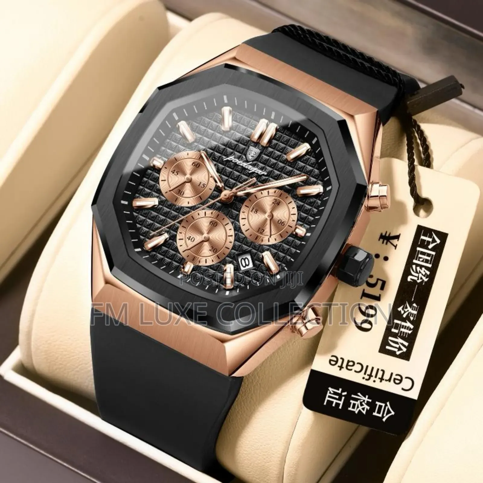 Luxury Poedagar Wristwatch With Active Chronograph