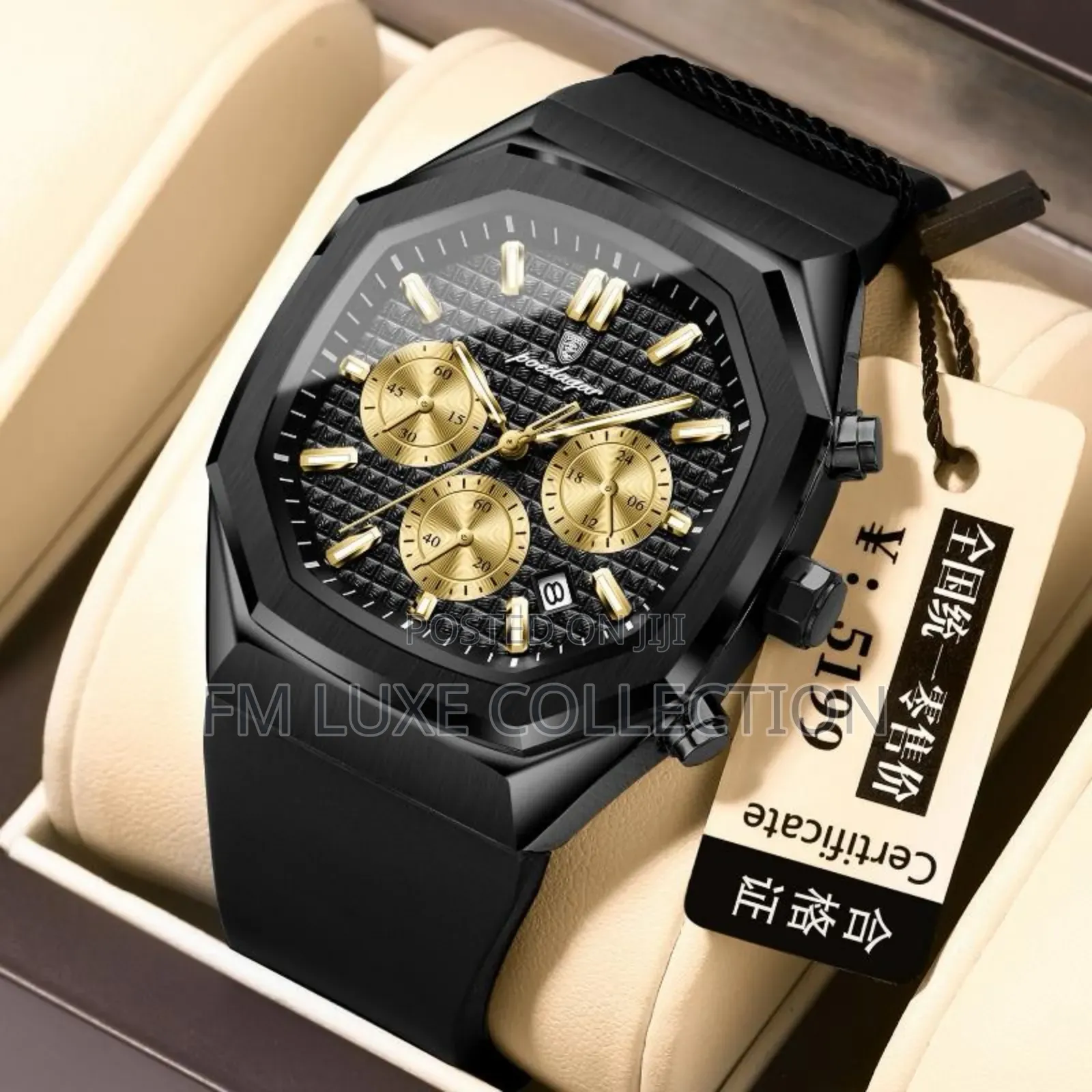 Luxury Poedagar Wristwatch With Active Chronograph