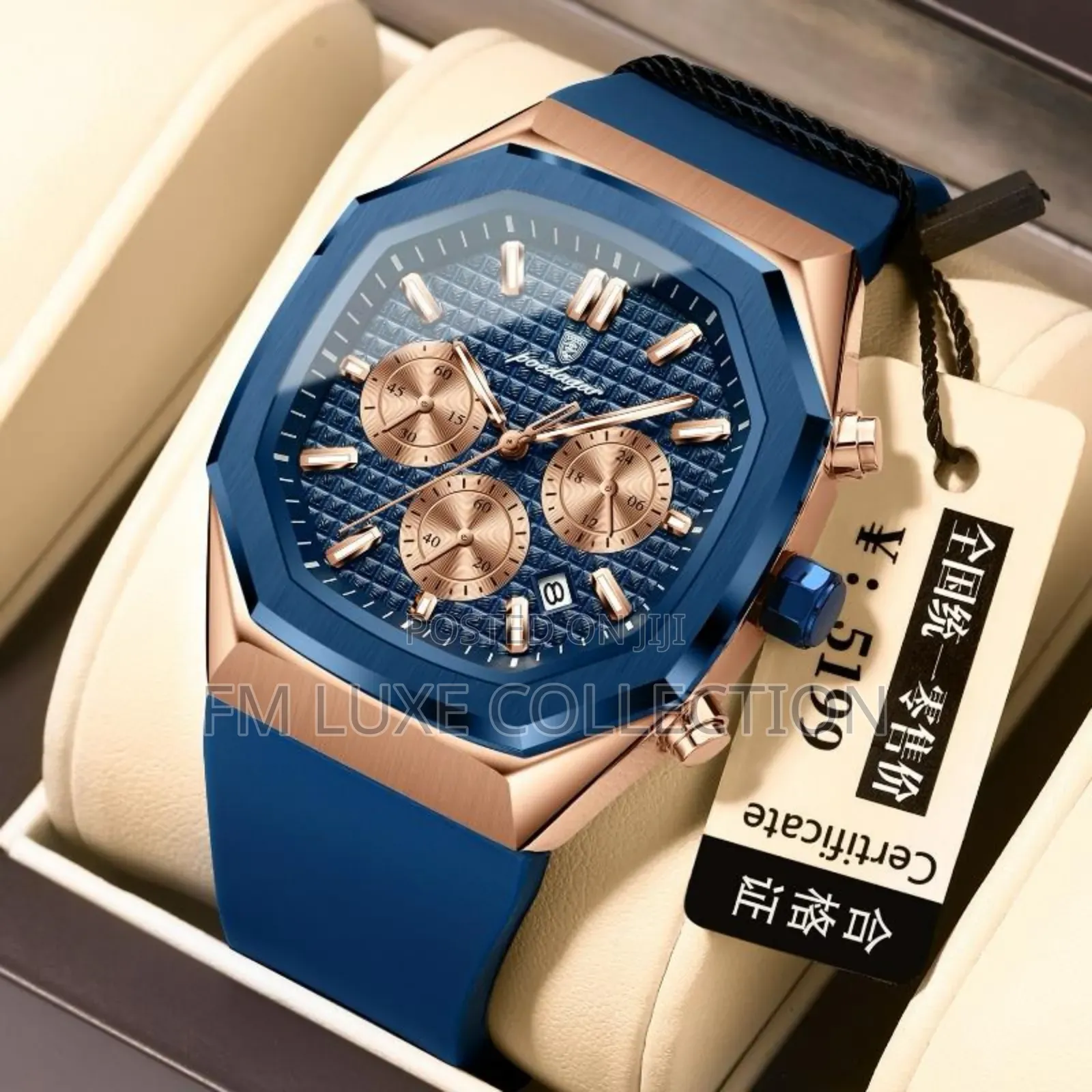 Luxury Poedagar Wristwatch With Active Chronograph