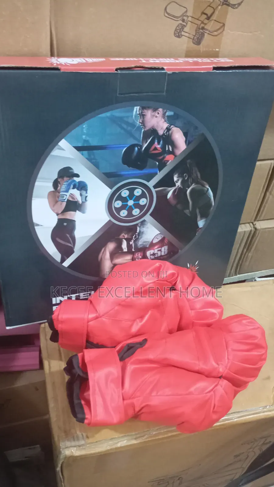 Boxing Machine With Hand Glove