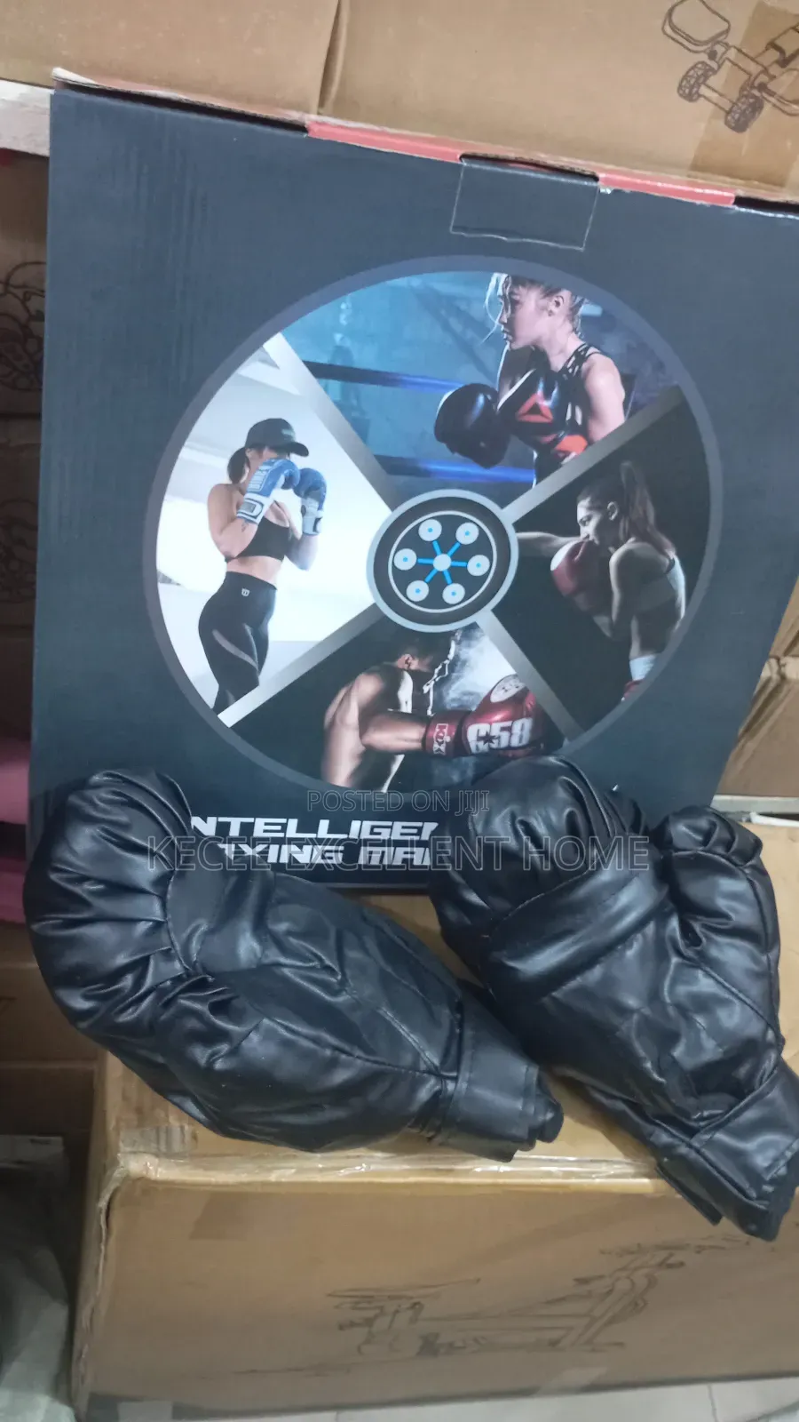 Boxing Machine With Hand Glove