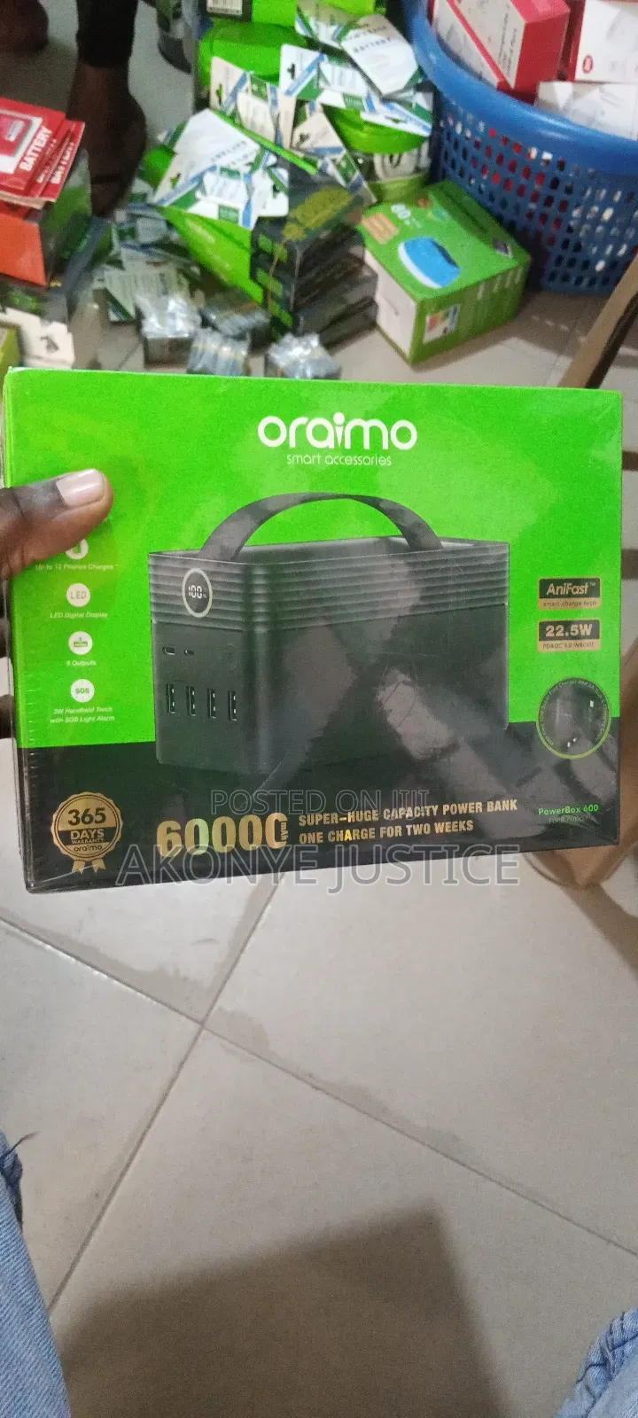 Oraimo Power Bank (60,000mah)