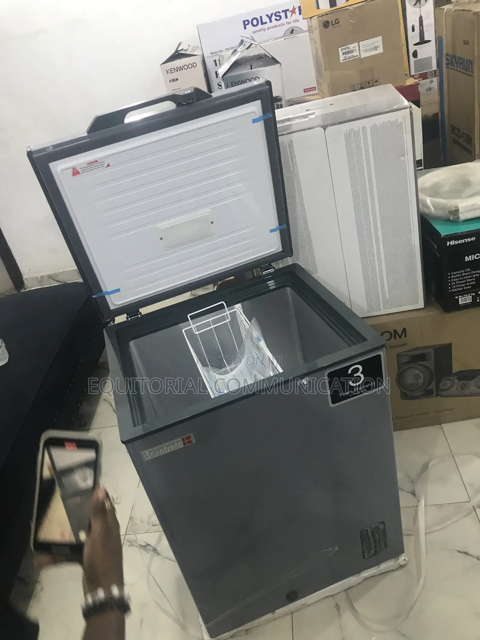Thermoelectric Scanfrost 150l Chest Freezer (Sfl151 Eco)