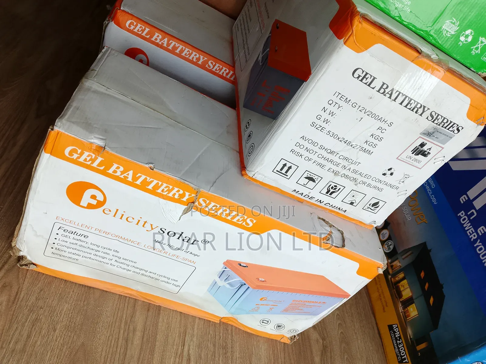 Felicity 200ah Gel Battery