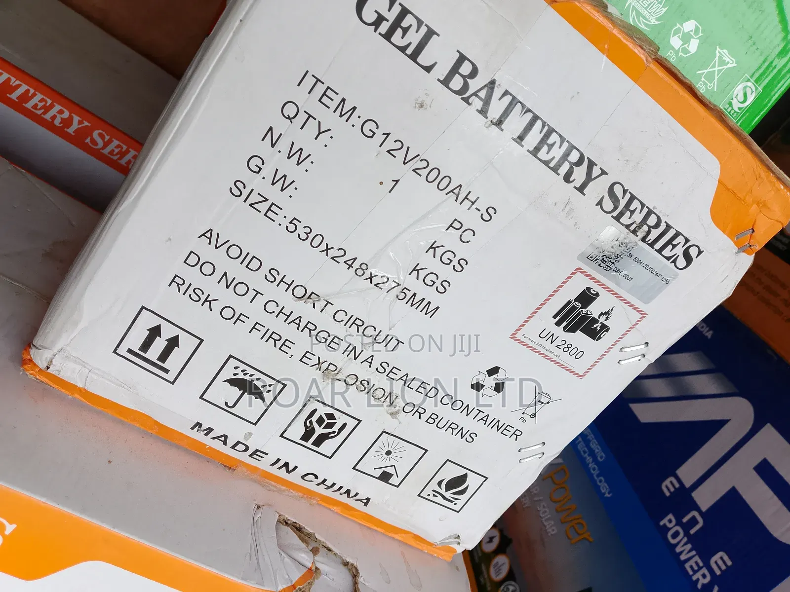 Felicity 200ah Gel Battery
