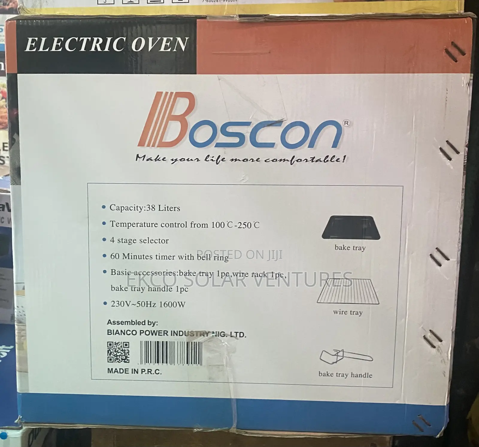 Boscon 38l Electric Oven