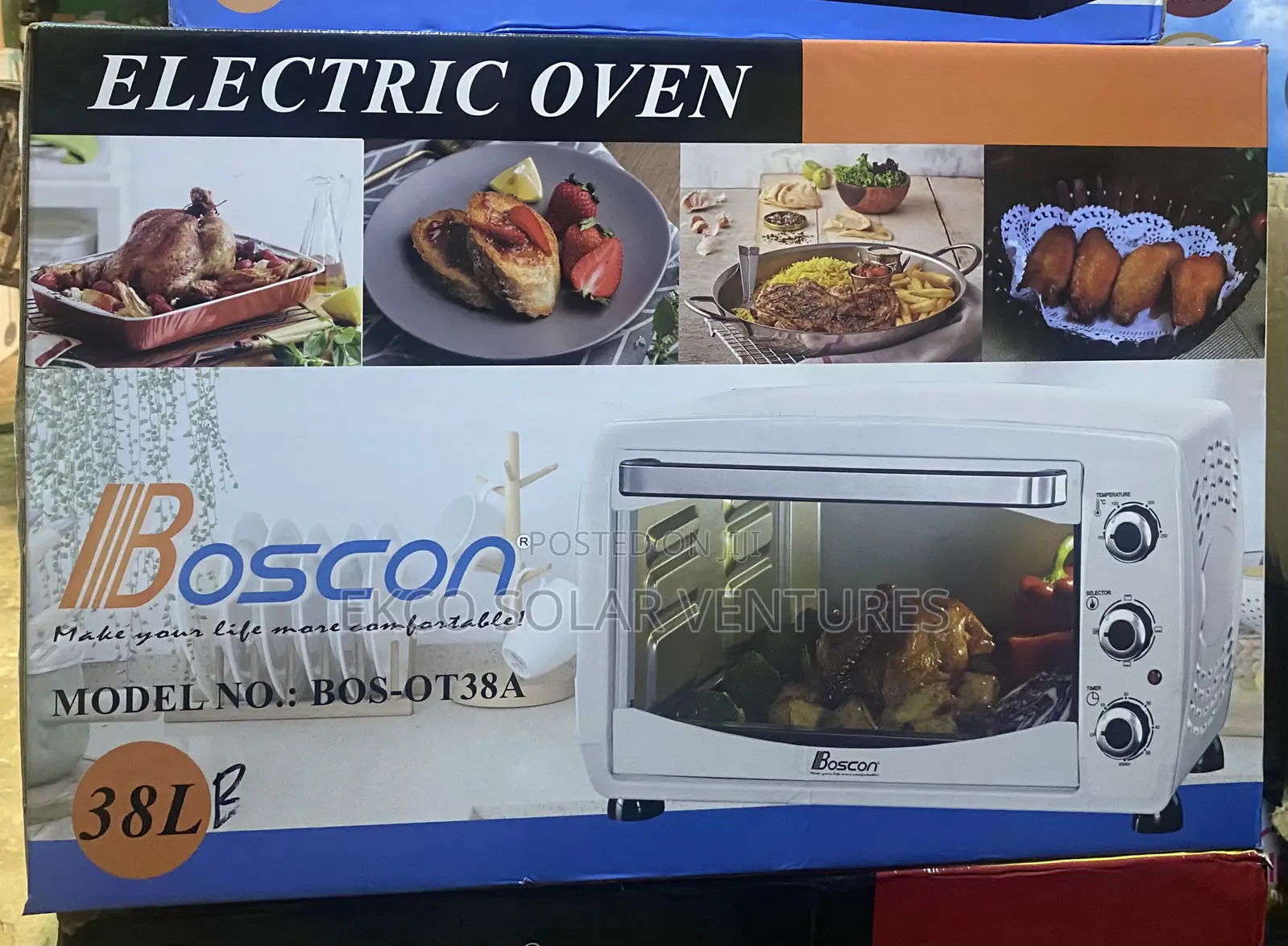 Boscon 38l Electric Oven