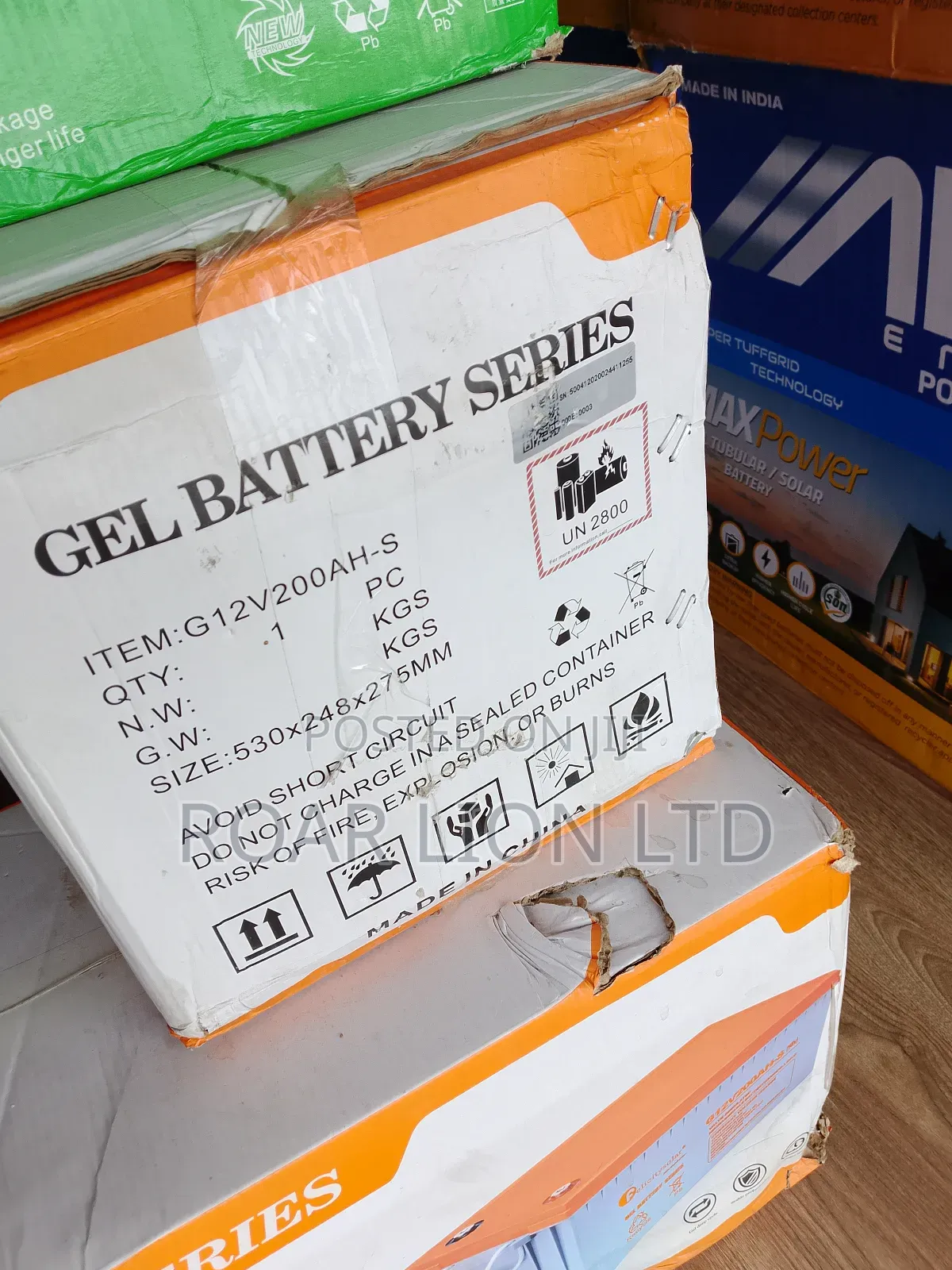 Felicity 200ah Gel Battery