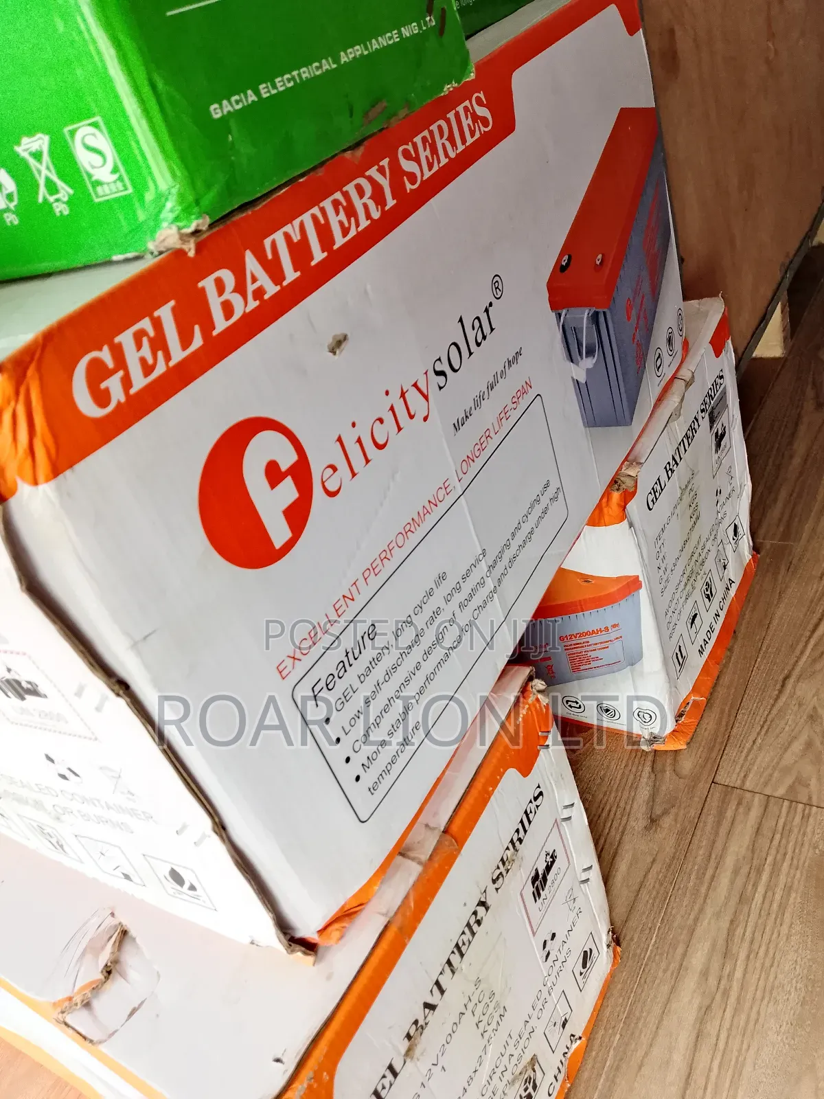 Felicity 200ah Gel Battery
