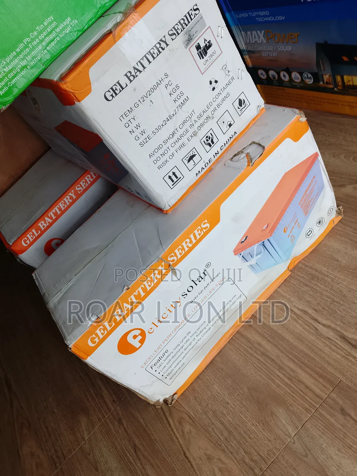 Felicity 200ah Gel Battery