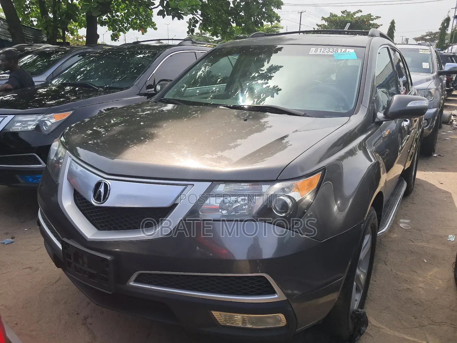 Acura MDX Advance Package SUV AWD (3.7L 6cyl 6A) 2012 Gray