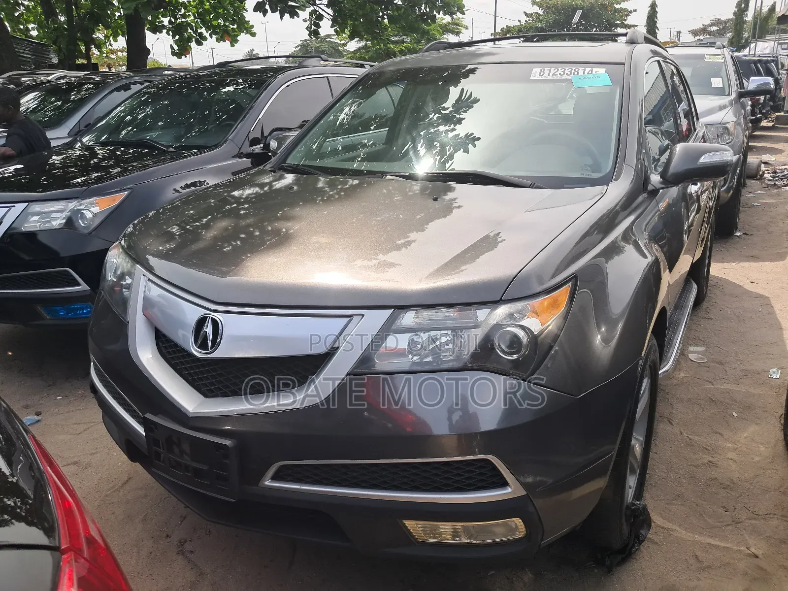 Acura MDX Advance Package SUV AWD (3.7L 6cyl 6A) 2012 Gray